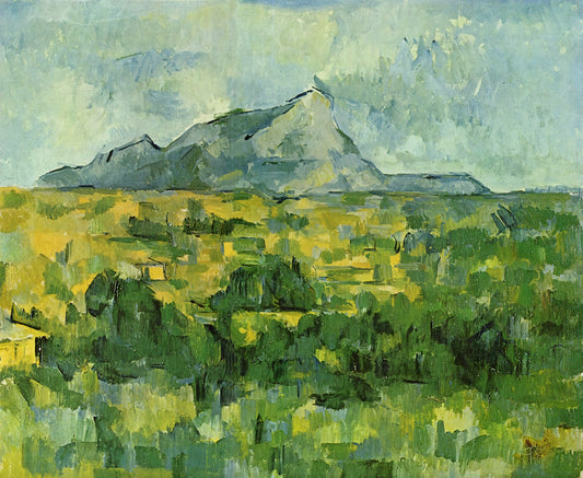Cézanne Card: The Post-Impressionist Master's Legacy in Collectible Art Prints - Mont Sainte-Victoire by Paul Cézanne