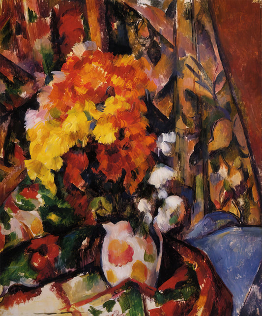Cezanne Lithograph: The Master's Printmaking Legacy and Collecting Insights - Chrysanthemums by Paul Cézanne