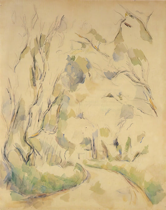 Cézanne at the Courtauld Gallery: A Curator's Guide to the Artist's Revolutionary Vision - Well by the Winding Road in the Park of Chateau Noir by Paul Cézanne