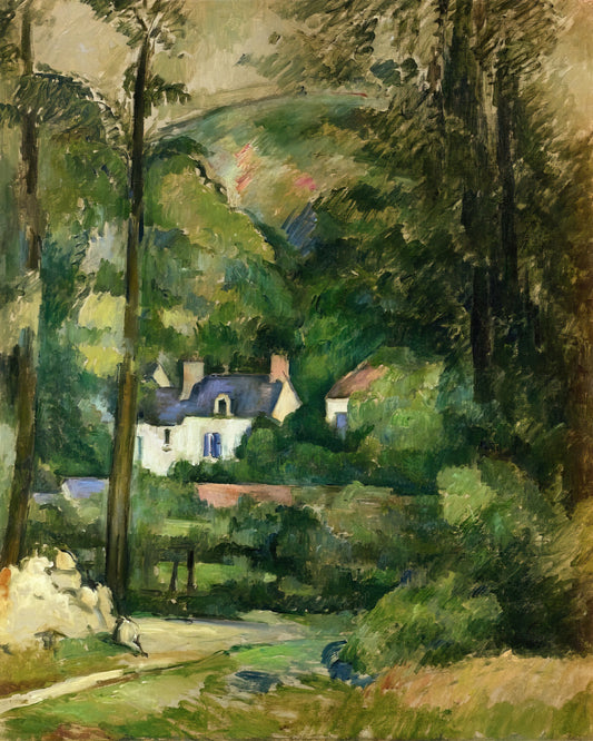 Cézanne's La Montagne Sainte-Victoire: The Mountain That Changed Modern Art - Houses in the Greenery by Paul Cézanne