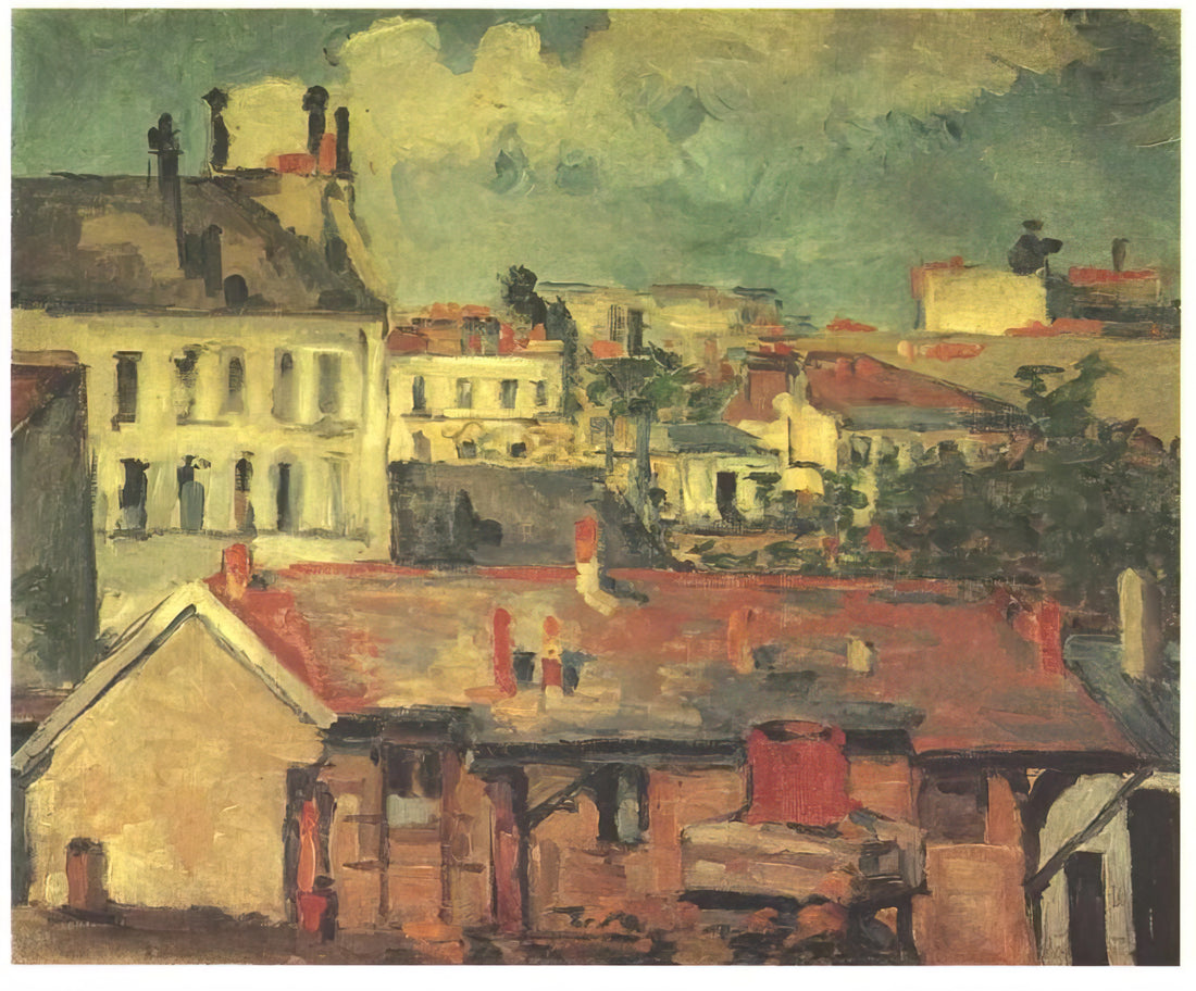 Cézanne's Most Famous Paintings: A Curator's Guide to His Revolutionary Masterpieces - The roofs by Paul Cézanne