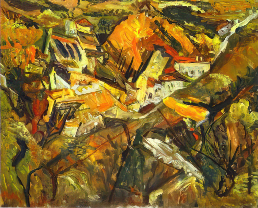 Chaim Soutine Paintings: The Tormented Genius of Expressionism - CERET LANDSCAPE by Chaim Soutine
