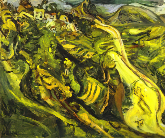 Chaim Soutine: The Tormented Genius of Expressionist Painting - ROAD AT CAGNES by Chaim Soutine