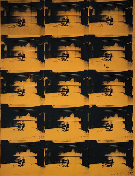 Chanel Warhol Print: The Iconic Fusion of Fashion and Pop Art - Orange Disaster by Andy Warhol