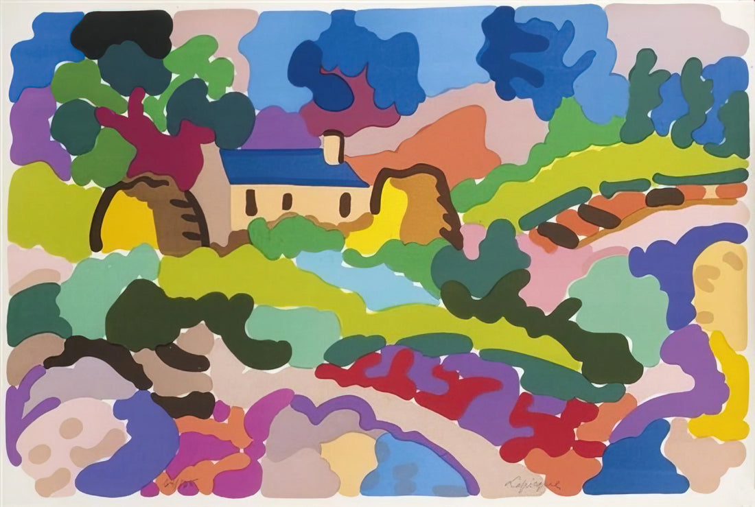 Charles Lapicque: The Visionary French Painter Who Redefined Color and Form - Ferme en Bretagne - Fauvism by Charles Lapicque