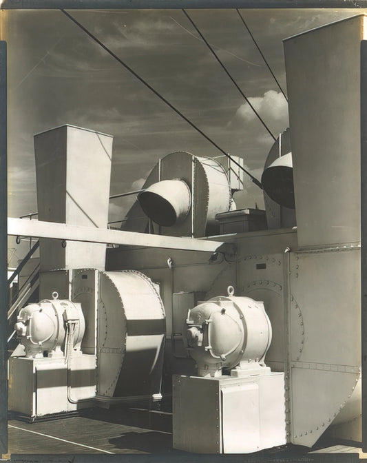 Charles Sheeler: The Precisionist Visionary Who Redefined American Modernism - Upper Deck - 1928 by Charles Sheeler