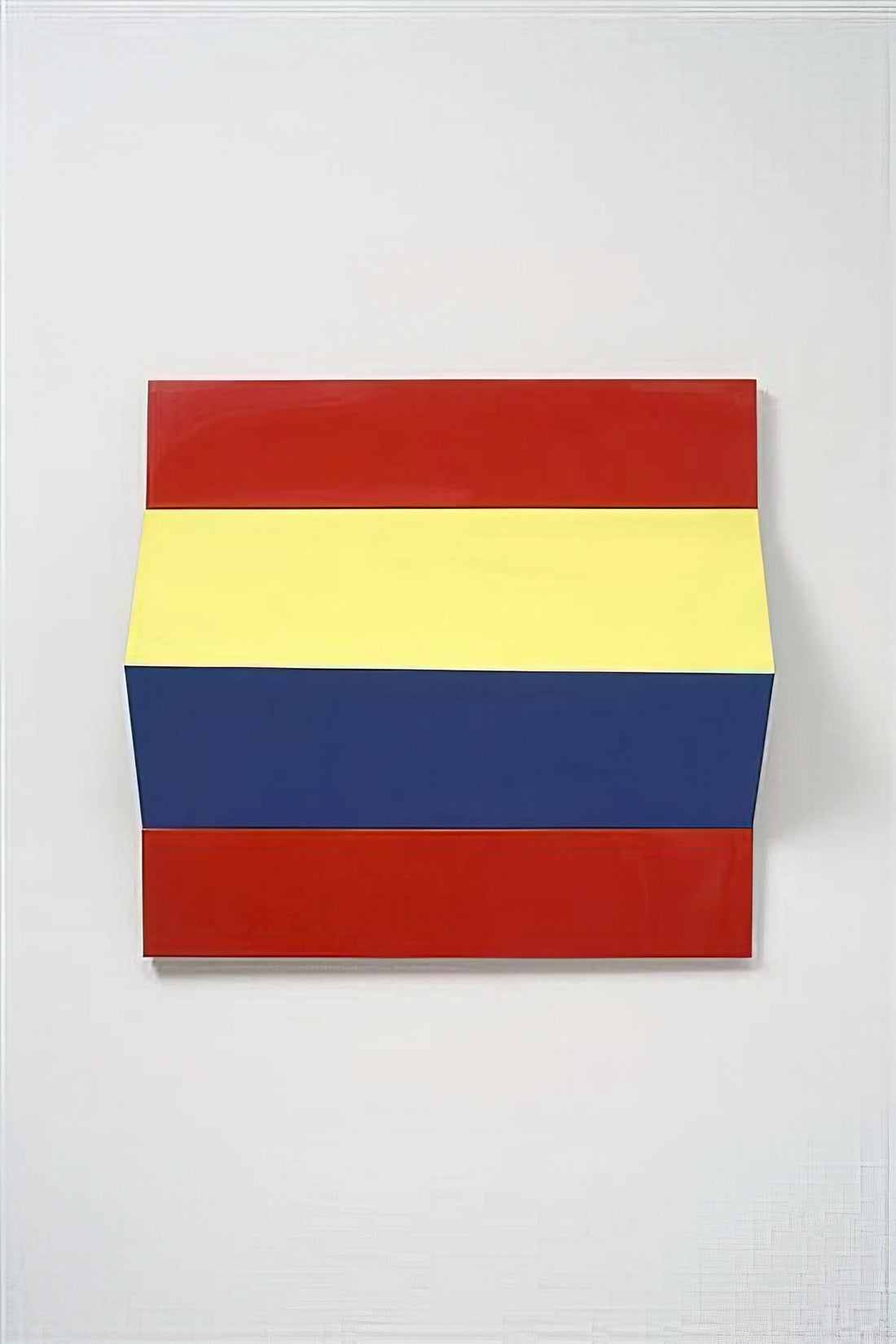 Charlotte Posenenske Acrylic Print: The Radical Legacy of a Minimalist Pioneer - Fold - 1966 by Charlotte Posenenske