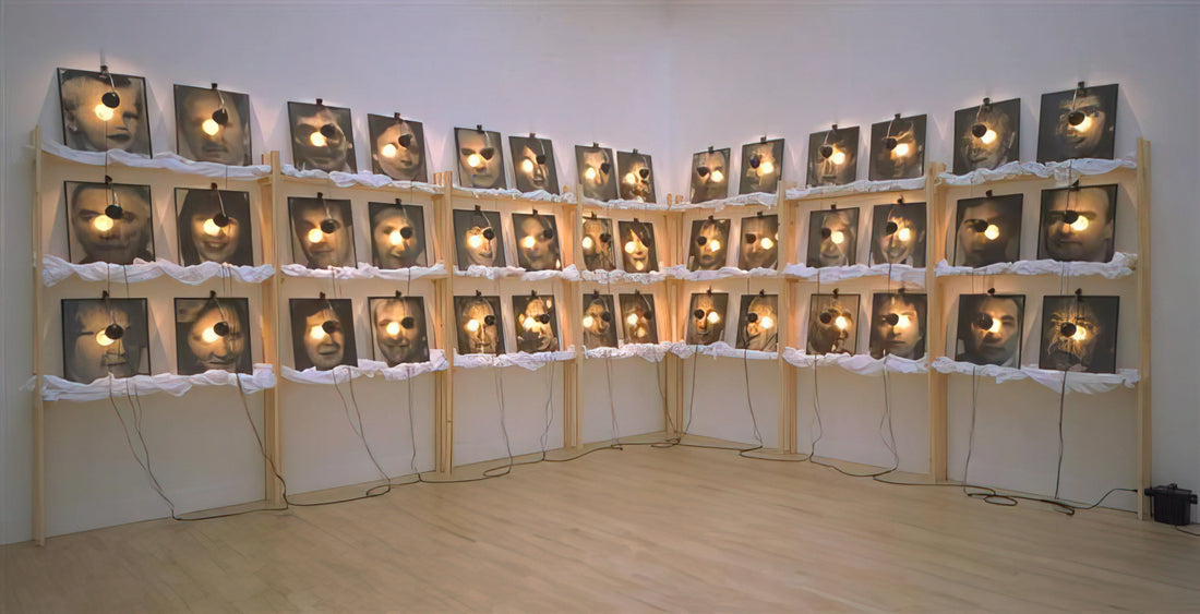 Christian Boltanski Canvas: Exploring the Poetic Power of Memory and Loss - THE RESERVE OF DEAD SWISS 1990 by Christian Boltanski