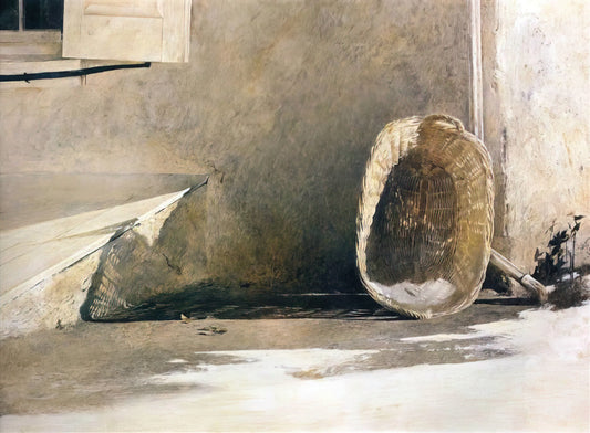 Christina Olson Painting: Andrew Wyeth's Iconic Portrait of Solitude and Resilience - MONDAY MORNING by Andrew Wyeth