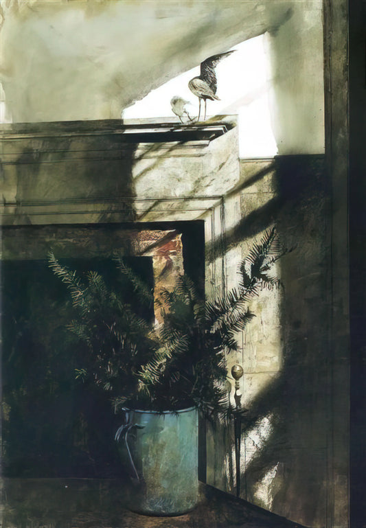 Christina's World and Christina Olson: Andrew Wyeth's Iconic American Masterpiece - BIRD IN THE HOUSE by Andrew Wyeth