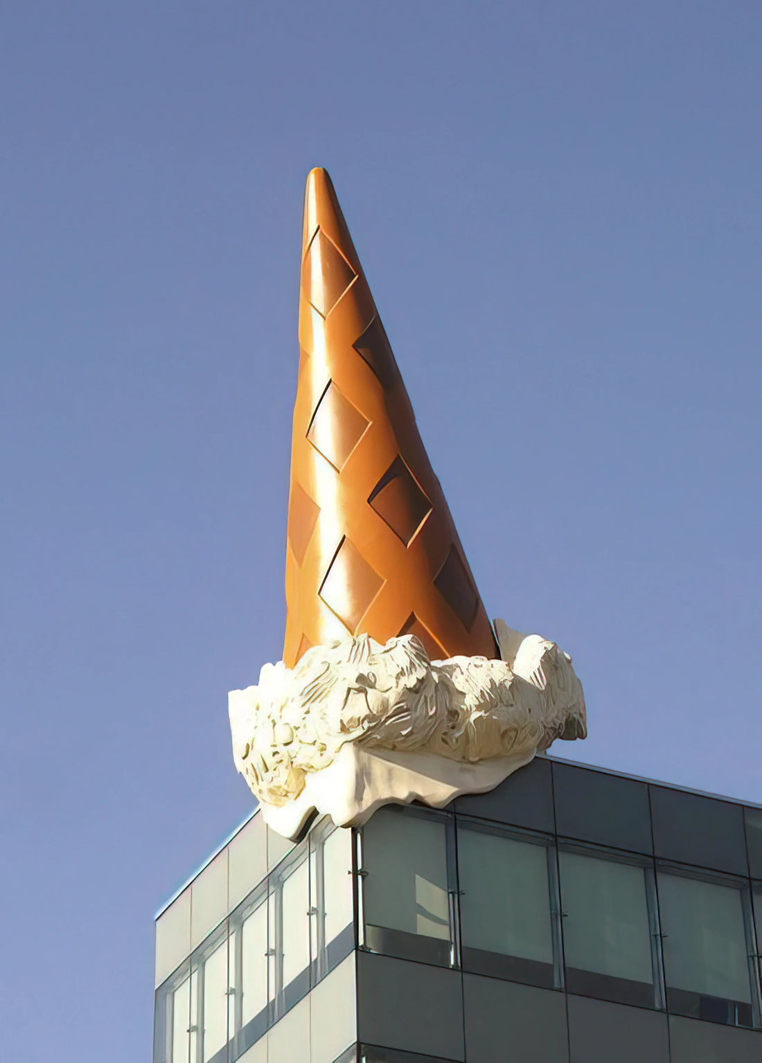 Claes Oldenburg Art for Sale: A Collector's Guide to Pop Art Masterpieces - DROPPED CONE COLLABORATION WITH VAN BRUGGEN 2001 by Claes Oldenburg