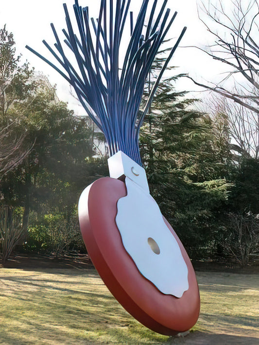 Claes Oldenburg Famous Artwork: The Monumental Poetry of Everyday Objects - TYPEWRITER ERASER SCALE X COLLABORATION WITH VAN BRUGGEN 1999 by Claes Oldenburg