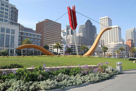 Claes Oldenburg Lithograph: A Monumental Exploration of the Everyday in Print - CUPID S SPAN COLLABORATION WITH VAN BRUGGEN 2002 by Claes Oldenburg