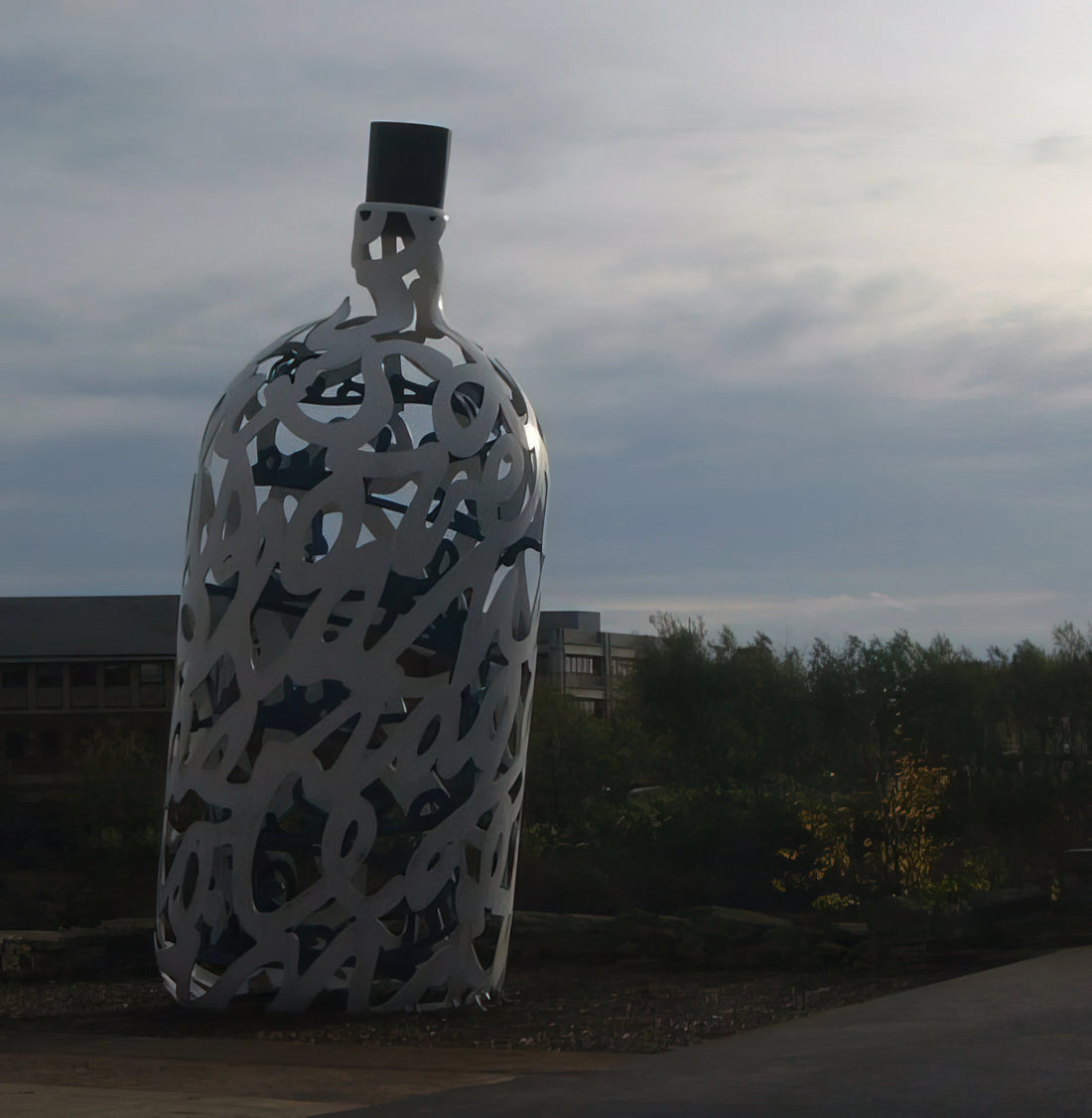 Claes Oldenburg Website: Exploring the Digital Legacy of Pop Art's Monumental Sculptor - THE BOTTLE OF NOTES 1993 by Claes Oldenburg