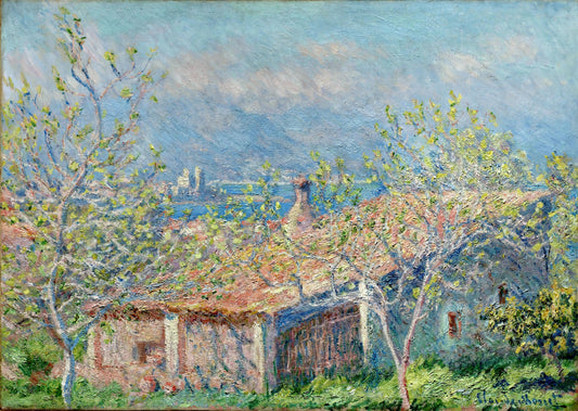 Claude Monet Posters for Sale: Curating Impressionist Masterpieces for Your Space - Gardener's House at Antibes by claude monet