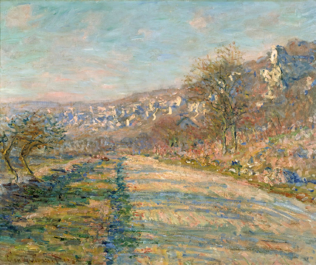 Claude Monet Posters: A Curated Guide to Impressionist Masterpieces for Your Home - Road of La Roche-Guyon by claude monet