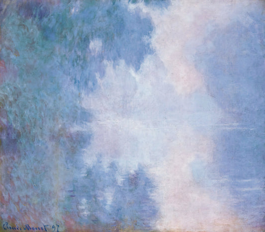 Claude Monet at 75: The Final Decade of a Visionary Impressionist - Morning on the Seine, Mist by claude monet