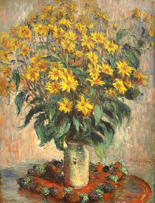 Claude Monet: The Master of Light and Impressionism on WikiArt - Jerusalem Artichokes by claude monet