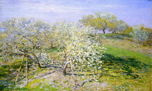Claude Monet: The Visionary Impressionist Who Transformed Modern Art - Apple Trees in Bloom by claude monet