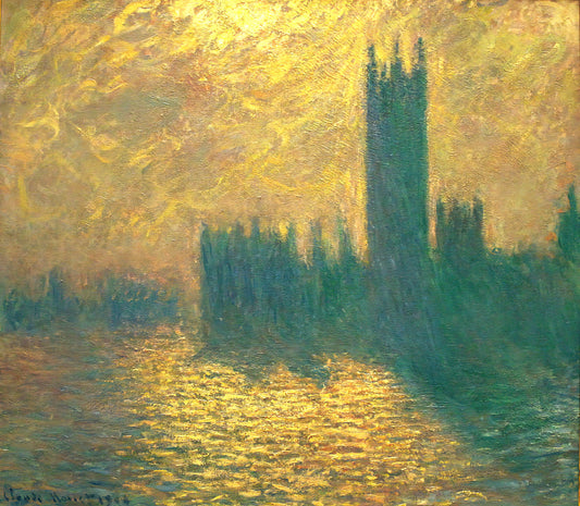 Claude Monet: The Visionary of Light and the Father of Impressionism - Houses of Parliament by claude monet