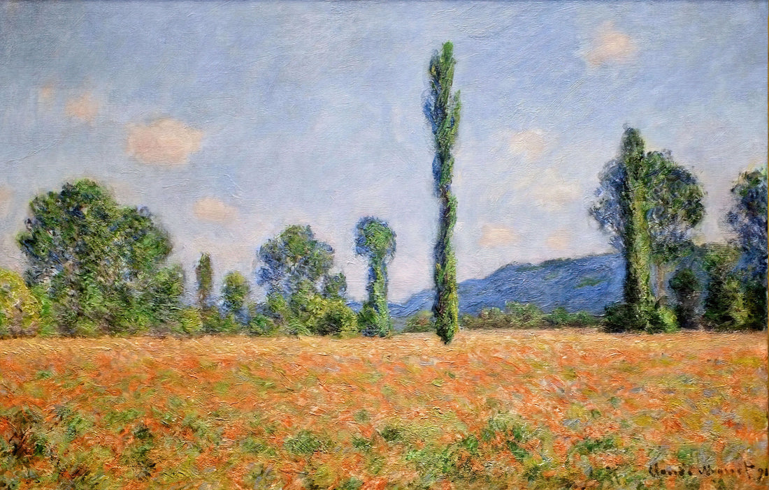 Claude Monet's Most Popular Paintings: A Curator's Guide to His Iconic Works - Poppy Field in Giverny 02 by claude monet
