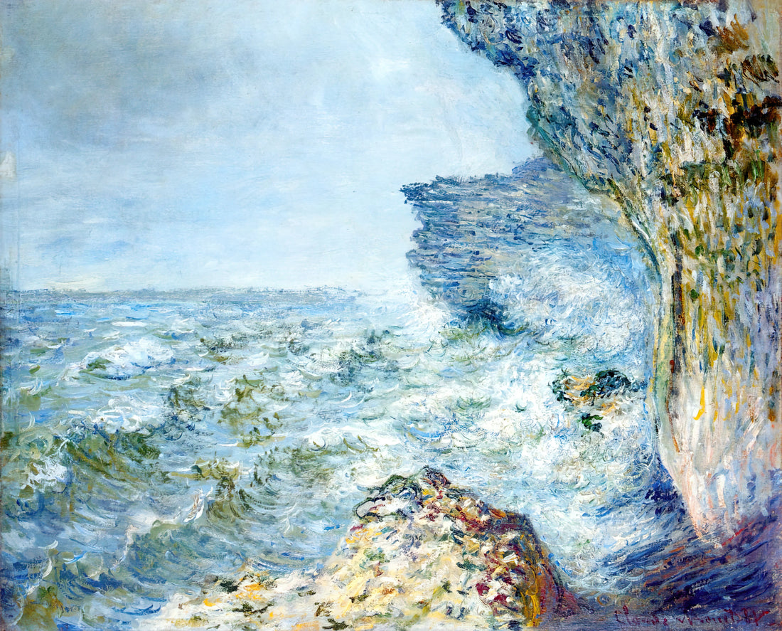 Claude Monet's Parks: The Impressionist's Revolutionary Vision of Nature - The Sea at Fecamp by claude monet