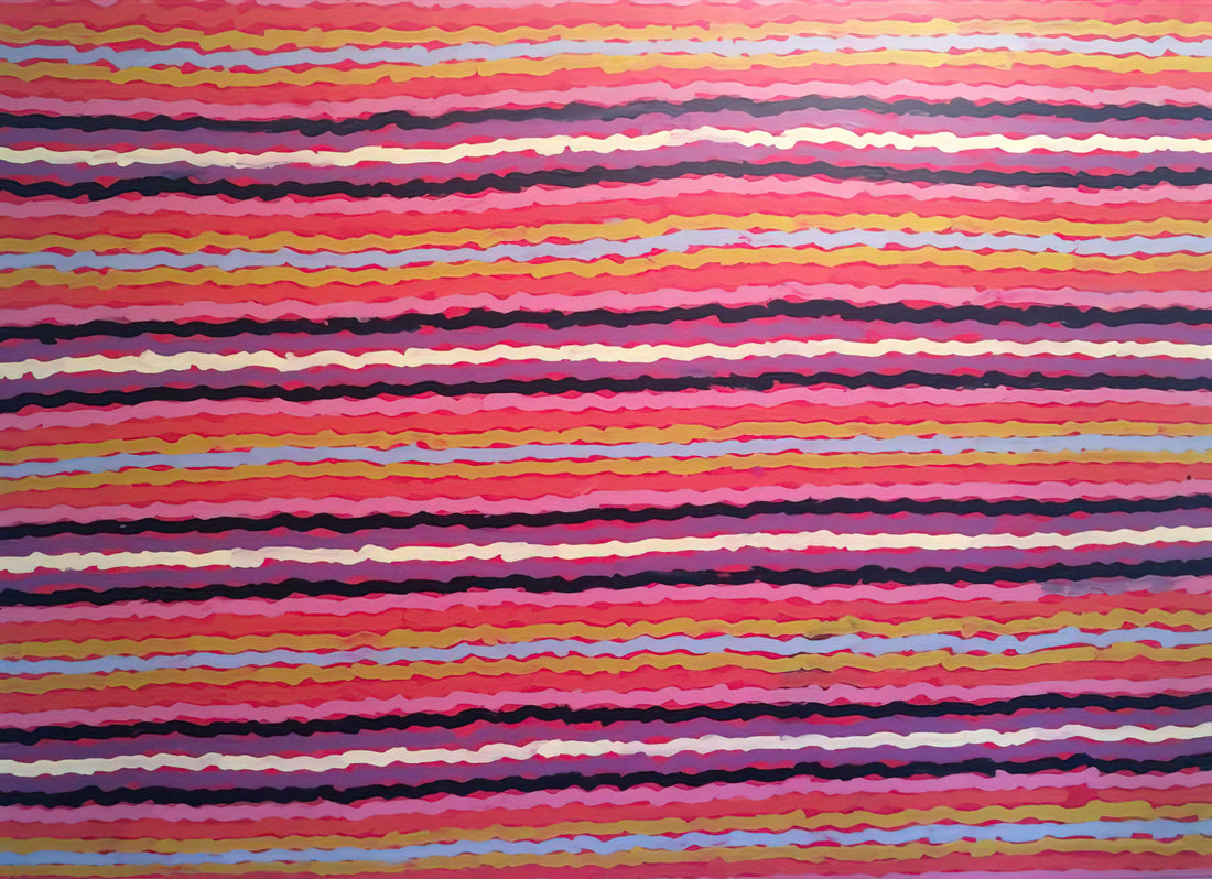 Clifford Possum Artwork: The Legacy of an Australian Aboriginal Master - Spear Dreaming, South of Naperby - 1995 by Clifford Possum Tjapaltjarri