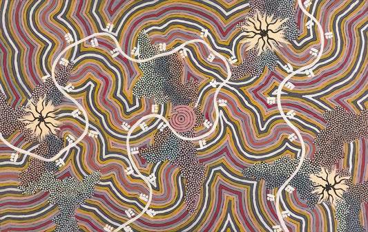 Clifford Possum Paintings: The Dreamtime Masterpieces of Australia's Most Celebrated Indigenous Artist - Possum Dreaming - 1996 by Clifford Possum Tjapaltjarri