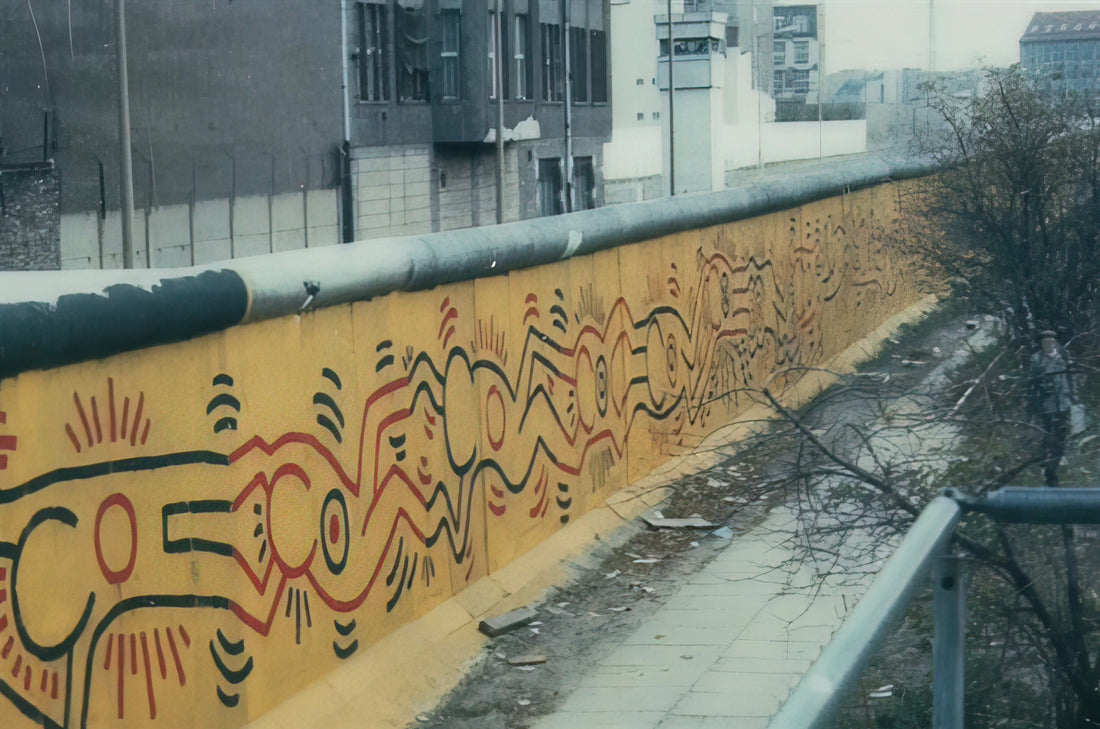 Coach Mickey Mouse x Keith Haring: A Pop Art Collaboration Decoded - BERLIN MURAL 1986 by Keith Haring