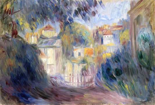 Coco Renoir: The Intimate Portraits of Claude Renoir and Their Enduring Legacy - Landscape with Red Roofs by Pierre-Auguste Renoir