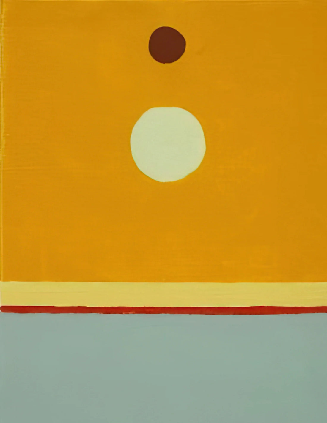 Colour as Language: The Visual Poetry of Etel Adnan - Untitled - 2014 by Etel Adnan