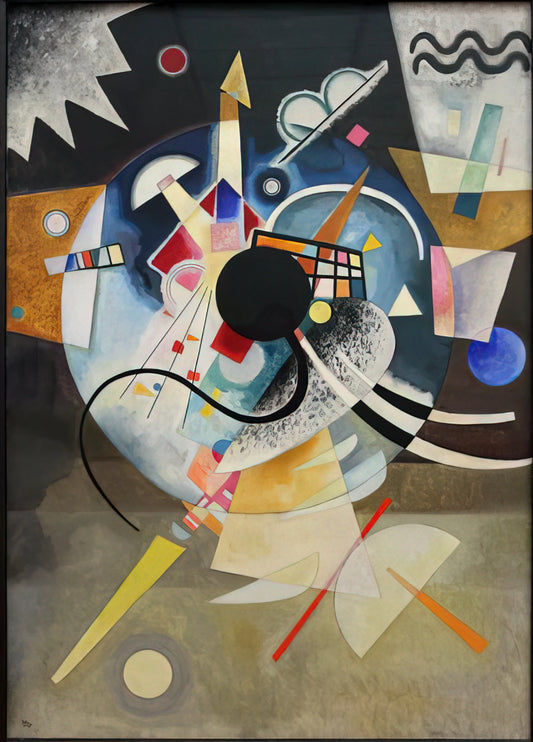 Composition 8 by Wassily Kandinsky: A Masterpiece of Abstract Revolution - A CENTRE 1924 by Wassily Kandinsky