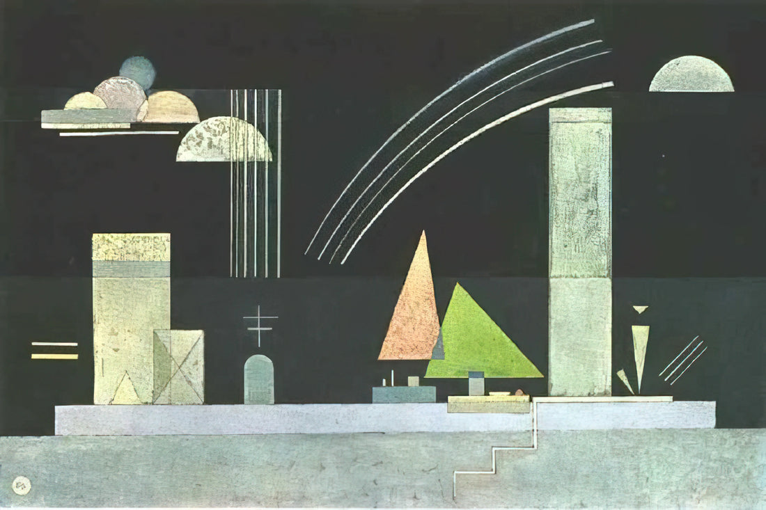Composition V by Kandinsky: A Revolutionary Leap into Pure Abstraction - AT REST by Wassily Kandinsky