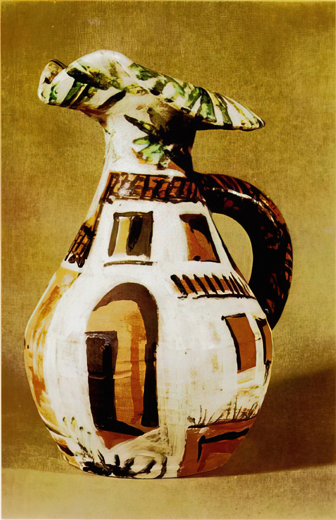 Cubism Painting Pablo Picasso: The Revolutionary Vision That Shattered Perspective - Jug with handle by Pablo Picasso