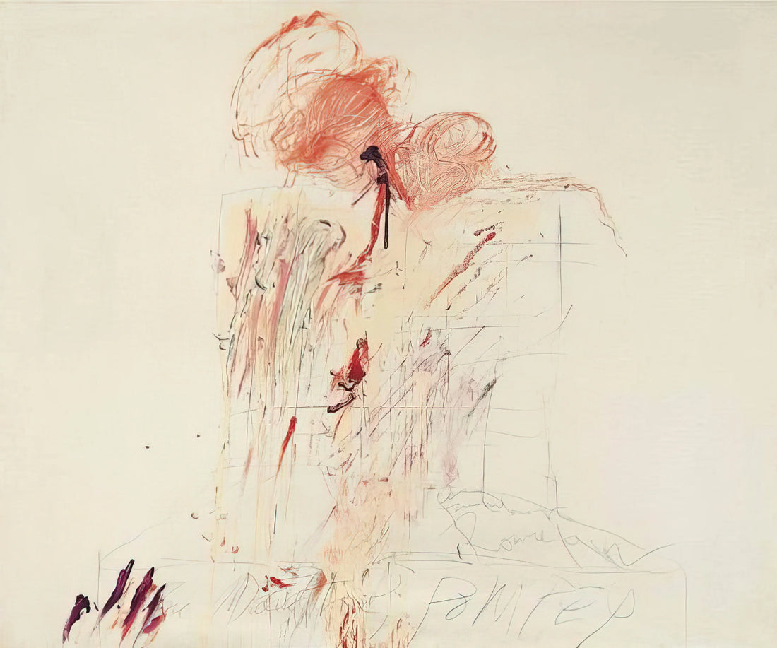 Cy Twombly Art for Sale: A Collector's Guide to Acquiring Museum-Quality Prints - Death of Pompey  Rome  by Cy Twombly