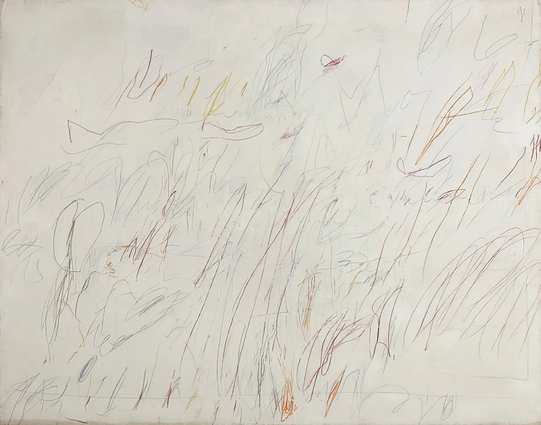 Cy Twombly at The Broad: A Monumental Encounter with Myth, Memory, and Mark-Making - Sunset by Cy Twombly