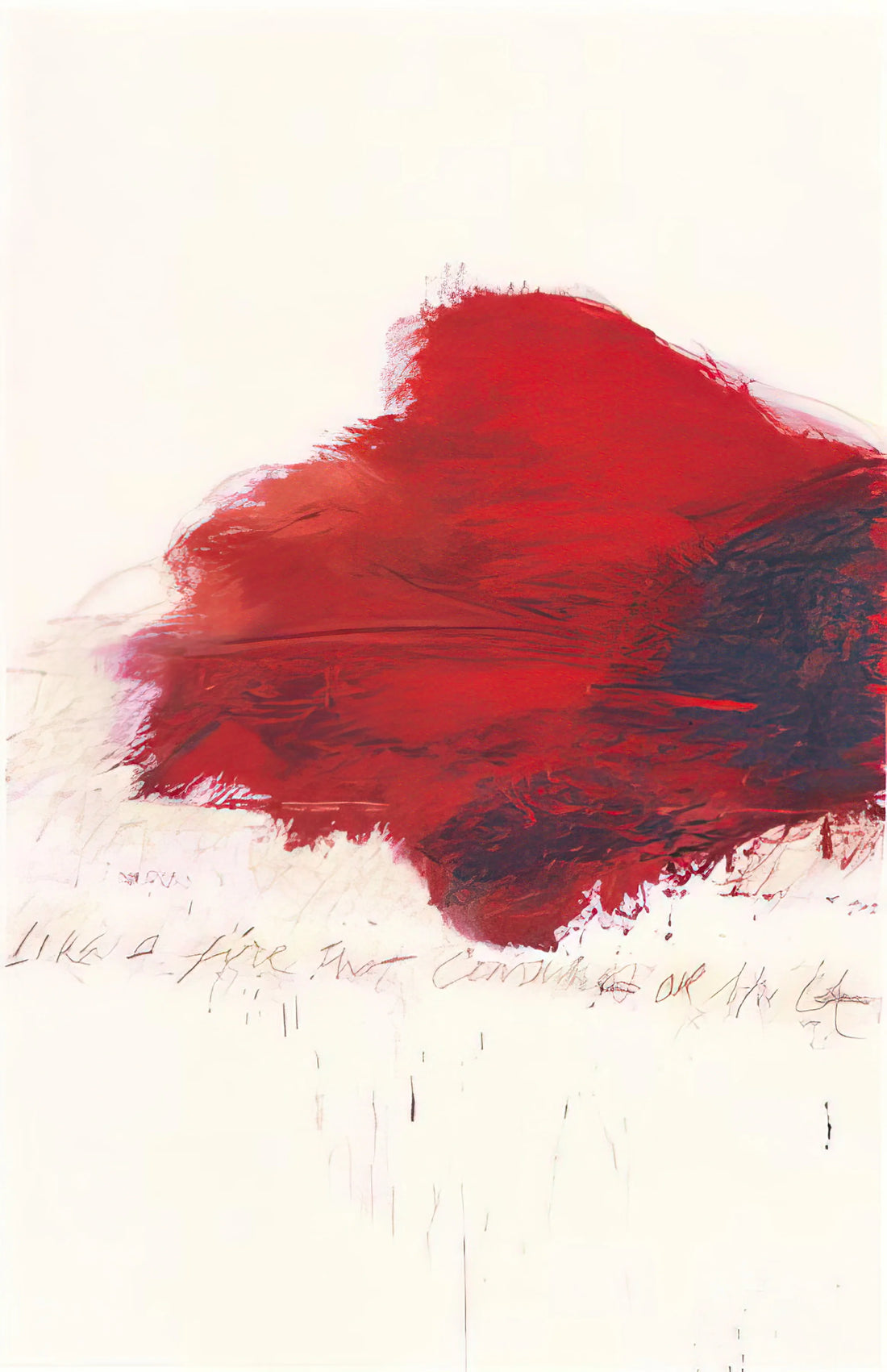 Cy Twombly: The Unruly Elegance of Scribbles, Myths, and Memory - Fifty Days at Iliam. The Fire that Consumes All before It by Cy Twombly