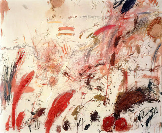 Cy Twombly's Blackboard Paintings: A Radical Exploration of Memory, Writing, and Erasure - Ferragosto IV by Cy Twombly