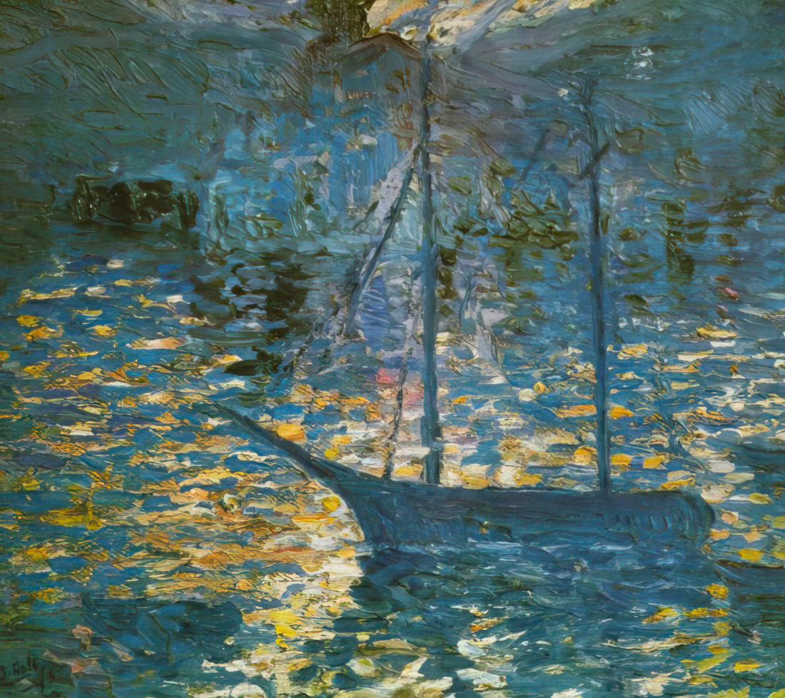 Dali Destino Prints: The Surrealist's Cinematic Dream on Paper - BOAT by Salvador Dali