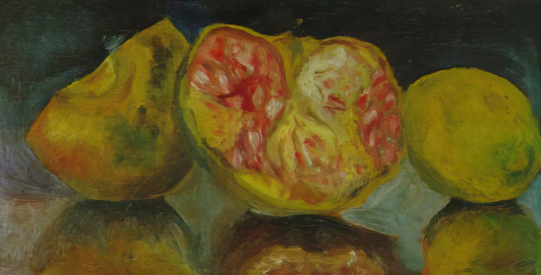 Dali Serigraph: A Collector's Guide to Surrealist Master Prints - STILL LIFE POMEGRANATES by Salvador Dali