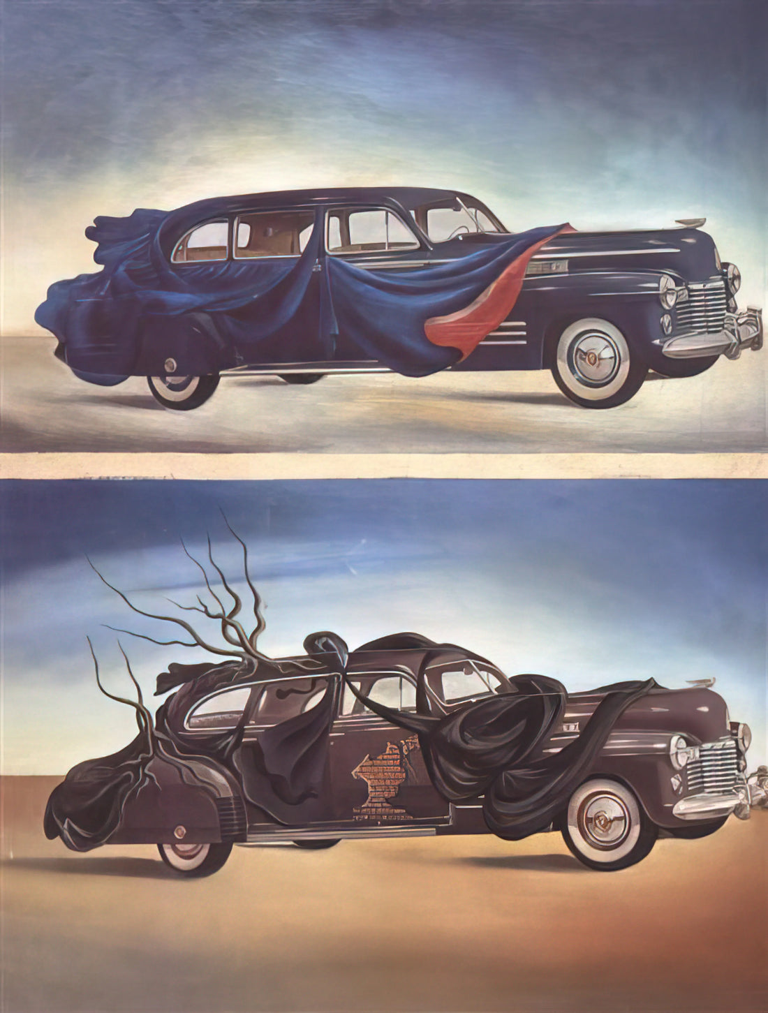 Dali and Surrealism: The Dreamscape of a Modern Master - CAR CLOTHING CLOTHED AUTOMOBILE by Salvador Dali