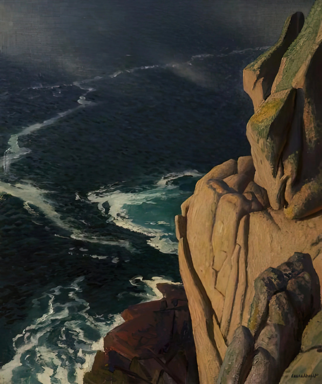 Dame Laura Knight: A Pioneering Vision in 20th-Century British Art - THE CRUEL SEA 1967 by Laura Knight
