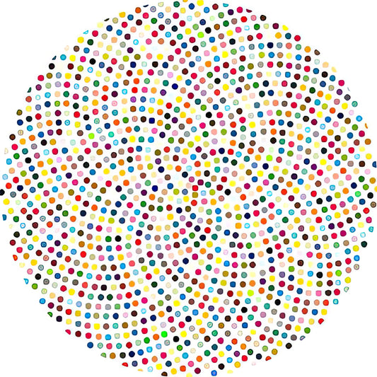 Damien Hirst Round Painting: The Evolution of the Spot Paintings and Their Enduring Legacy - VALIUM by Damien Hirst