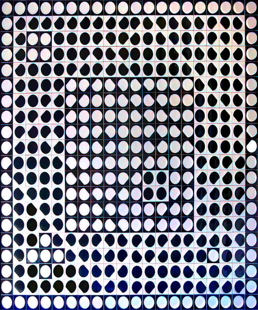 David Bowie and Victor Vasarely: When Pop Met Op Art in a Cosmic Collision - Caopeo - 1964 by Victor Vasarely