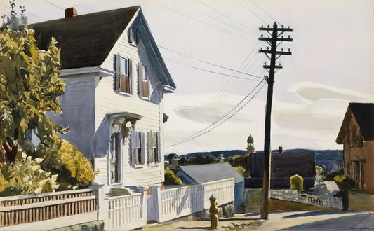 Decoding 'Eleven AM': The Solitude and Light of Edward Hopper's Masterpiece - Adam s House by Edward Hopper