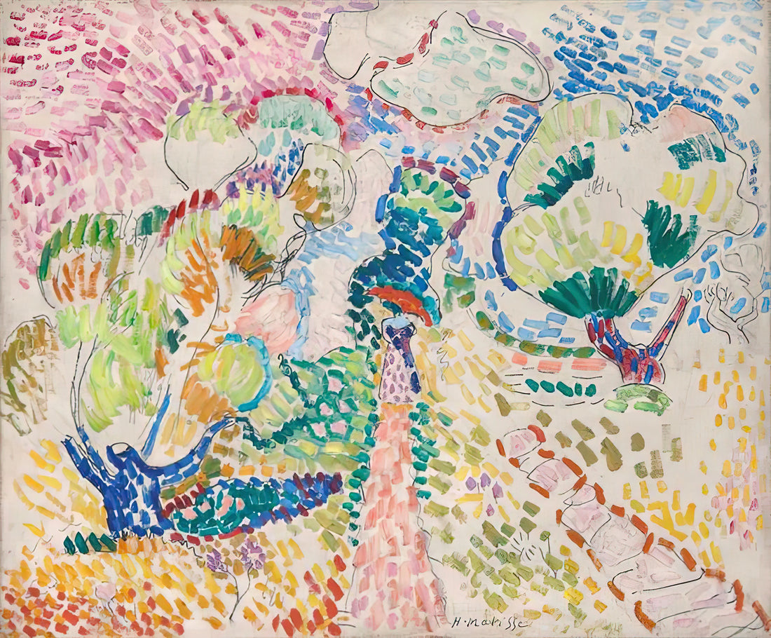 Desenio Henri Matisse: The Master of Color and Form in Modern Art Prints - MADAME MATISSE IN THE OLIVE GROVE 1905 by Henri Matisse