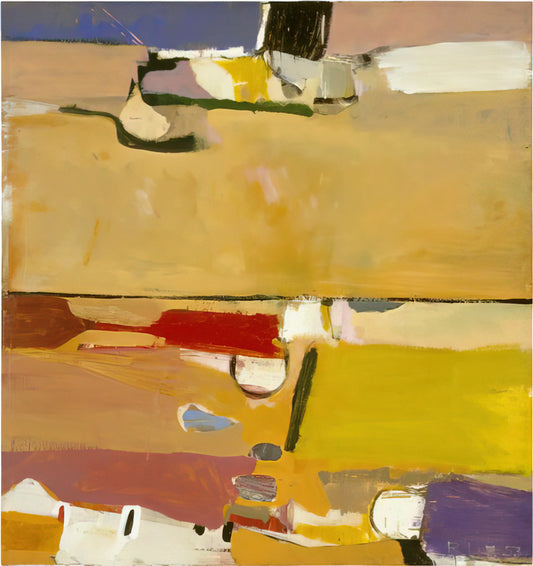 Diebenkorn Prints for Sale: A Curator's Guide to Collecting Richard Diebenkorn's Iconic Works - A Day at the Races by Richard Diebenkorn