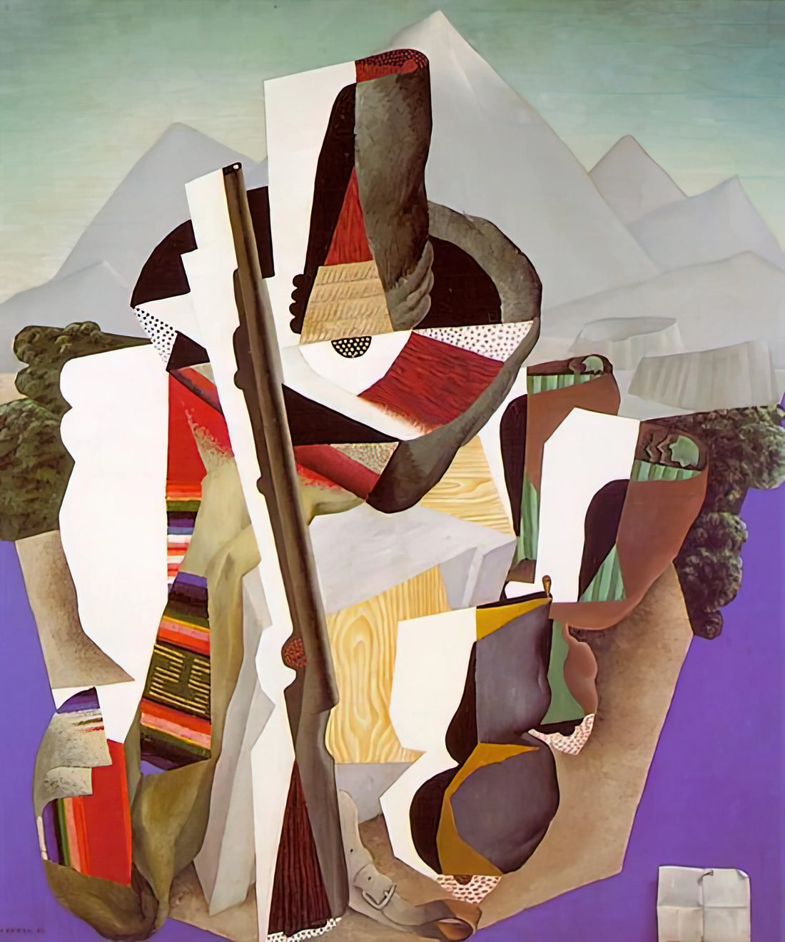 Diego Rivera Famous Paintings: A Curator's Guide to His Monumental Legacy - ZAPATISTA LANDSCAPE THE GUERRILLA 1915 by Diego Rivera