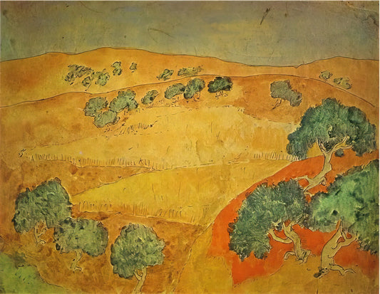 Don Quixote Picasso Lithograph: A Masterpiece of Modern Printmaking - Summer landscape by Pablo Picasso
