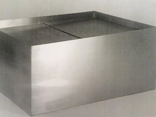 Donald Judd Drawing: The Architectural Precision of Minimalist Line and Form - Untitled Double Coffee Table - 1971 by Donald Judd